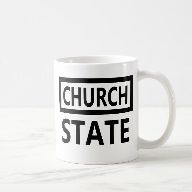 Caneca De Café Separação da Igreja e do Estado - Alteração 1rua (Direita)