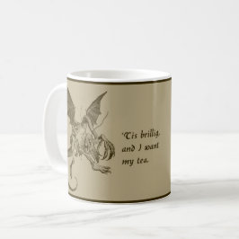Caneca De Café Sepia Jabberwock Coffee Mug