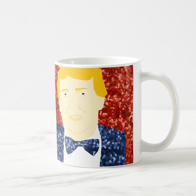 Caneca De Café sequin donald trump (Direita)