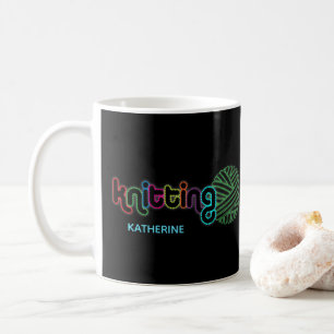 Caneca De Café Sequin Glow Knitting
