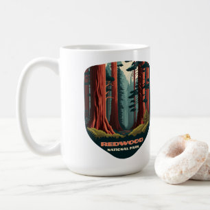 Caneca De Café Sequoias National Park California Trees