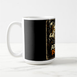 Caneca De Café Ser Adulto é Difícil – Humor da Vida Millennial Re