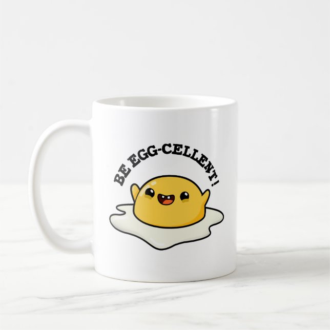 Caneca De Café Ser Canhão De Ovos Engraçados Por Ovos (Esquerda)