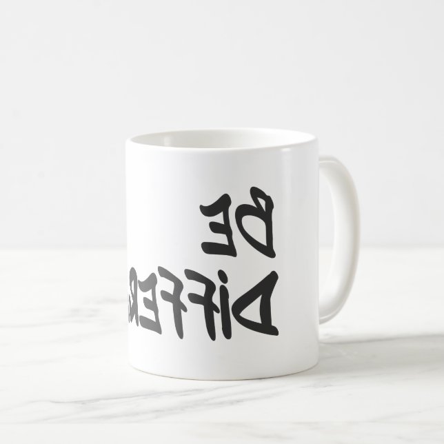 Caneca De Café Ser Diferente (Frente Esquerda)
