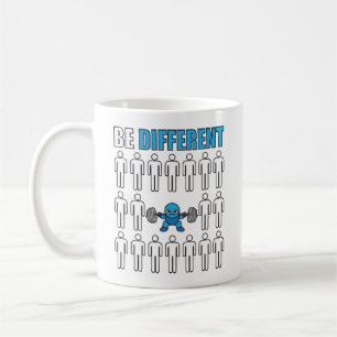 Caneca De Café Ser Diferente - Criação de Criações de Crimes de A