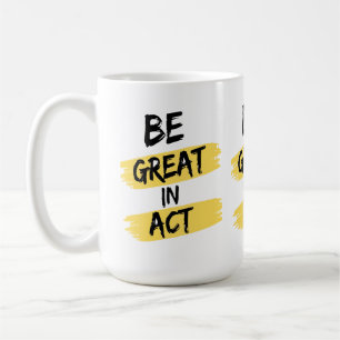Caneca De Café Ser Excelente Na Garrafa De Água