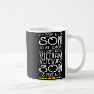 Caneca De Café Ser Filho de um Veterano do Vietnã é uma Família I
