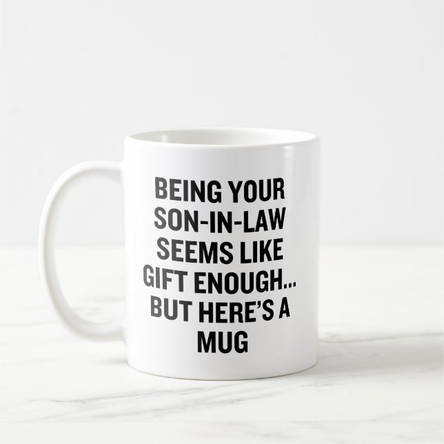 Caneca De Café Ser Filho Político Parece ser um Presente Suficien (Esquerda)