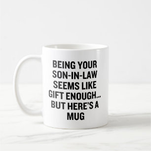Caneca De Café Ser Genro Parece Ser Presente Suficiente