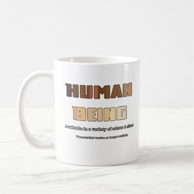Caneca De Café Ser Humano (Esquerda)