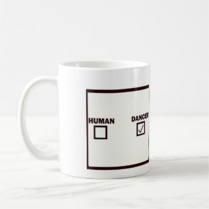 Caneca De Café ser humano/dançarino