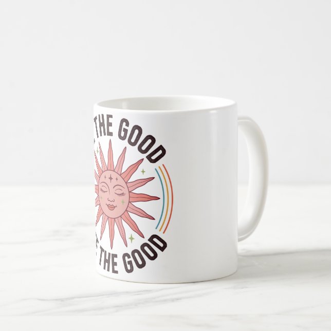 Caneca De Café ser o bem ver o bem (Frente Esquerda)