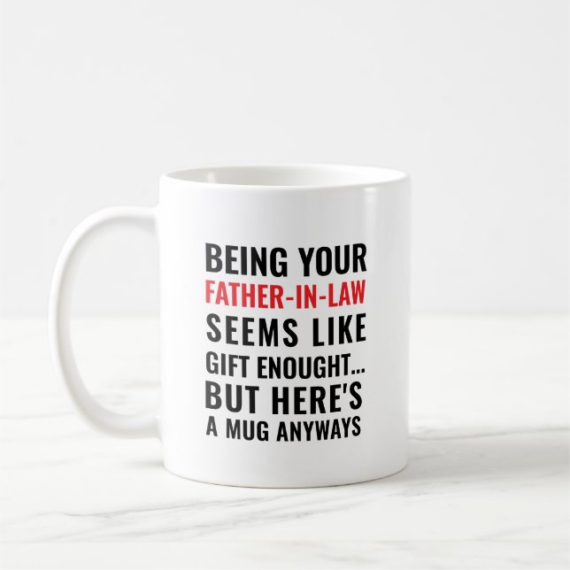 Caneca De Café Ser pai político parece ser presente suficiente (Esquerda)