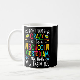 Caneca De Café Ser um Zelador Escolar Zeladores Escolares Engraça