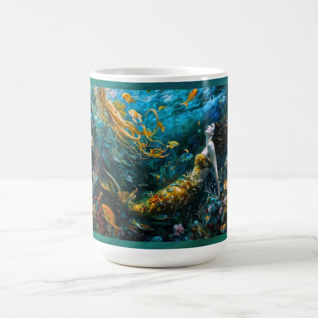 Caneca De Café Seraphina - Linda Sereia Mística (Centro)