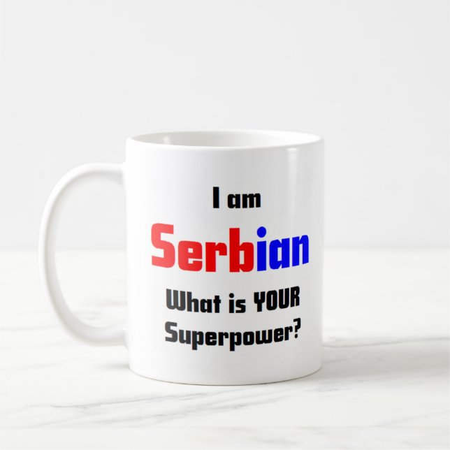 Caneca De Café serbian (Esquerda)