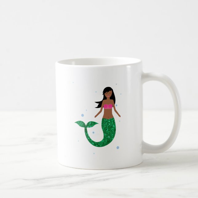 Caneca De Café sereia americana africana (Direita)