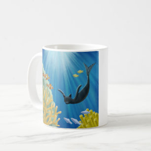 Caneca De Café Sereia de Cat