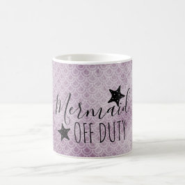 Caneca De Café Sereia de Descarga Água Púrpura Café Mug