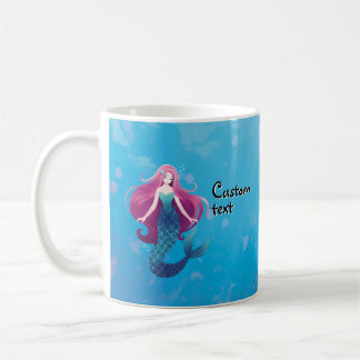 Caneca De Café Sereia do Mar bonito - Mug Personalizado