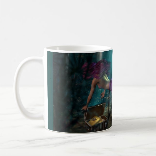 Caneca De Café Sereia e Mug de Tesouro Enterrado (Esquerda)