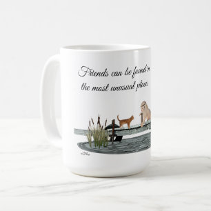 Caneca De Café Sereia No Boi Dock Coffee Mug