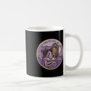 Caneca De Café Sereia Preta Violeta Sy Verão Praia Cruzeiro Viage