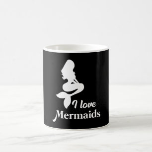 Caneca De Café Sereia Sereia Sereia Mar Engraçado Presente Ideia