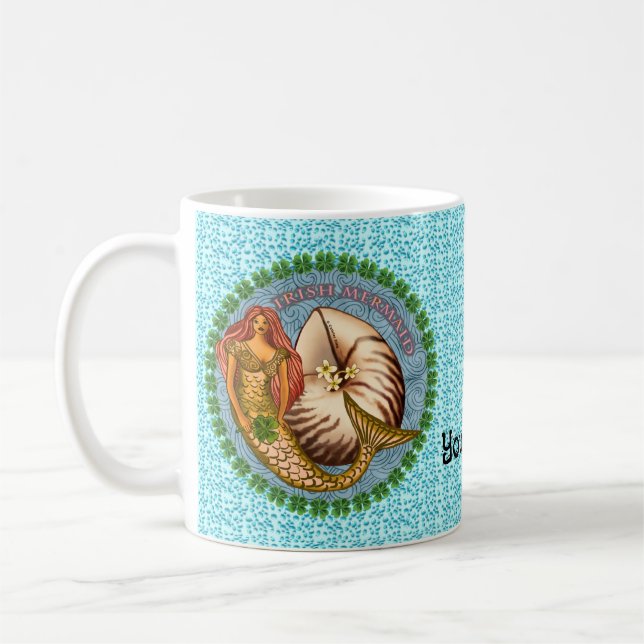 Caneca De Café Sereia Trevo (Esquerda)