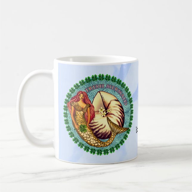 Caneca De Café Sereia Trevo (Esquerda)