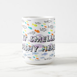 Caneca De Café Sereias de Mikitiez caçando no verão