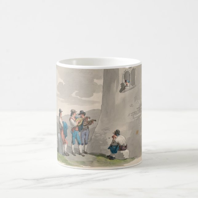 Caneca De Café Serenade (Canções de Amor) (Cena Romântica) (Centro)