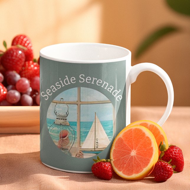 Caneca De Café Serenade Costeira Melody Seaside (Criador carregado)