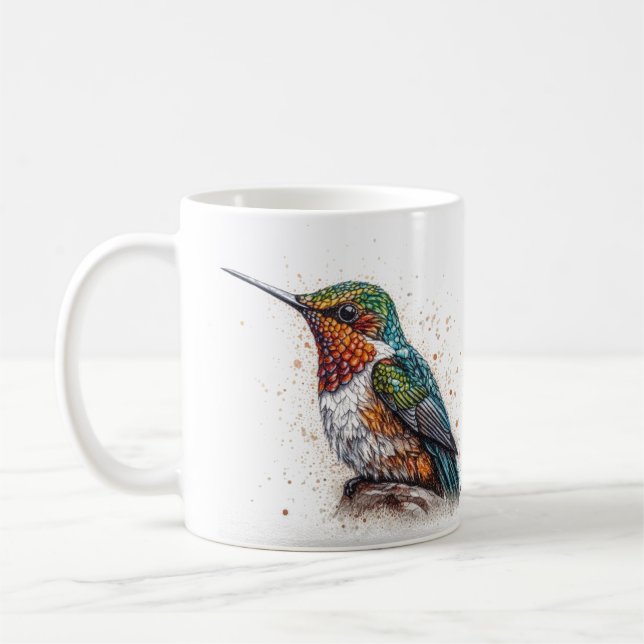 Caneca De Café Serenade de Hummingbird (Esquerda)