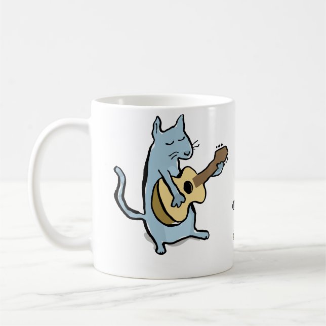 Caneca De Café serenade do gato (Esquerda)