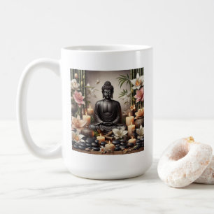 Caneca De Café Serene Buddha em Prayer Mug