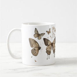 Caneca De Café Serene Butterfly Cups