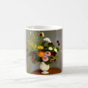 Caneca De Café Serene Floral Impressão