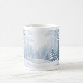 Caneca De Café Serene Winter Forest Mug