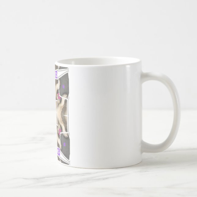 Caneca De Café Serengeti Splendor: Oculto de Animais Vibrantes (Direita)
