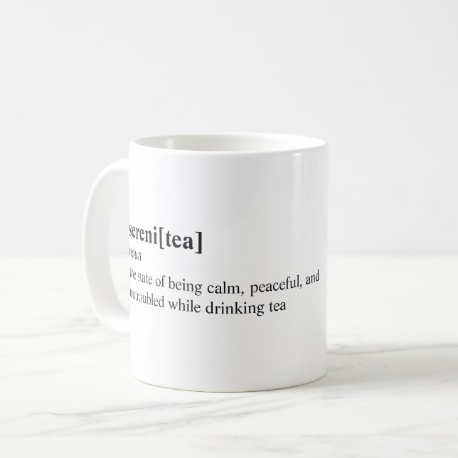 Caneca De Café Sereni (chá) Mug (2) (Frente Esquerda)