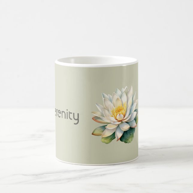 Caneca De Café Serenidade da Flor de Lótus (Centro)