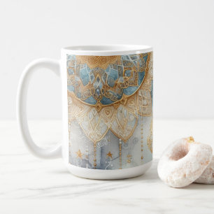 Caneca De Café Serenidade da Mesquita Moonlit para Ramadã