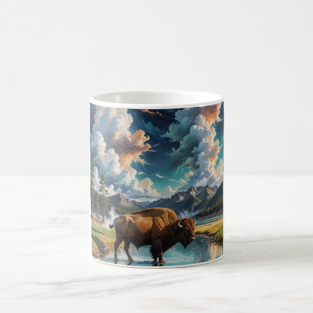 Caneca De Café Serenidade em Selvagens - Buffalo (Centro)