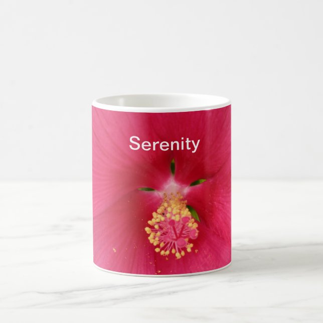 Caneca De Café Serenity Pink Hibiscus Coffee Mug (Centro)