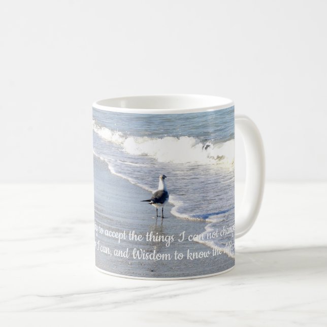 Caneca De Café Serenity Prayer (Frente Esquerda)