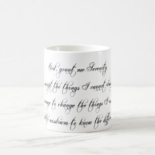 Caneca De Café Serenity Prayer Coffee Mug