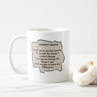 Caneca De Café Serenity Prayer Daily Reminder