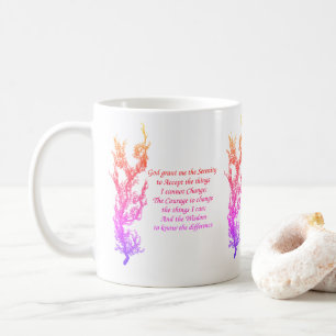 Caneca De Café Serenity Prayer Rainbow Inspiration
