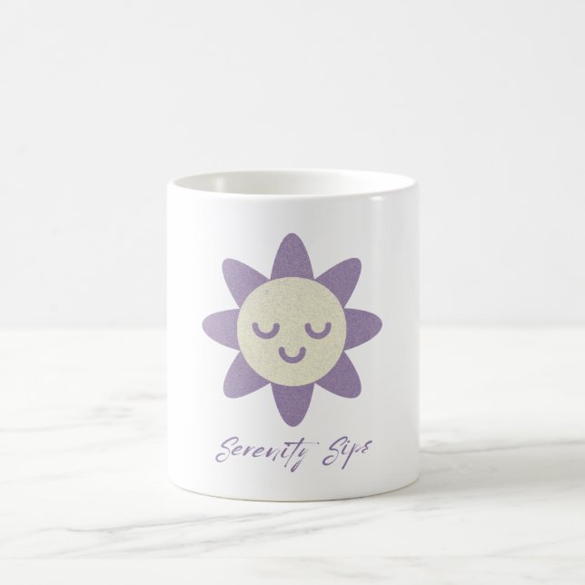 Caneca De Café Serenity Sips Sunshine ASMR Morning Tea Ritual (Centro)